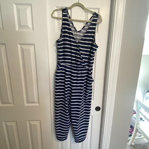 Old Navy Women's striped jumpsuit